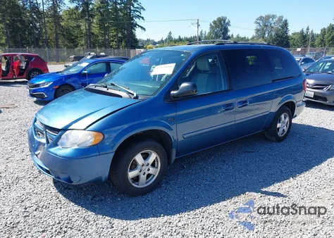 2006 Dodge Grand Caravan Sxt из США, поврежденный, VIN 2D4GP44L66R724167